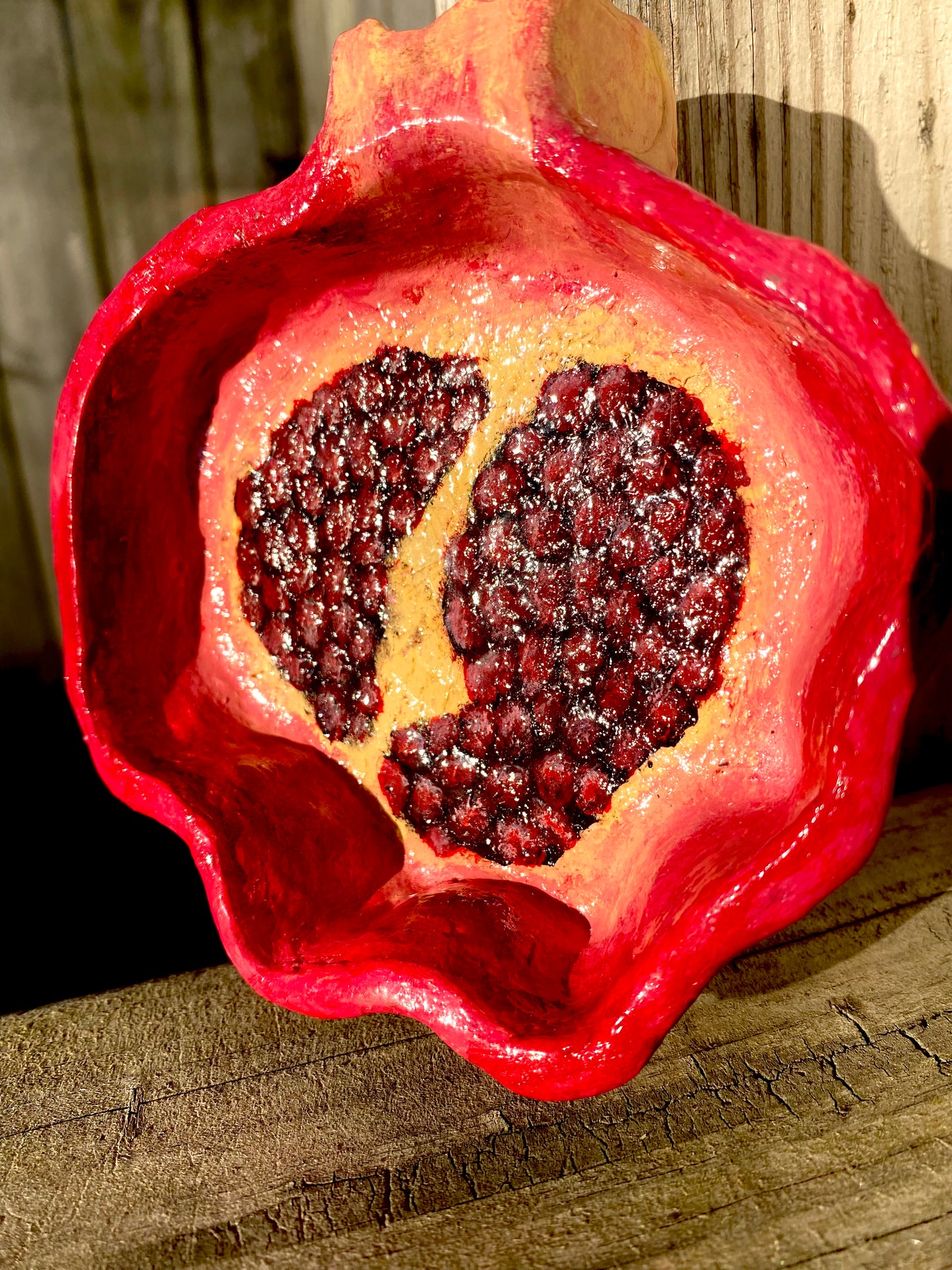 Ceramic Pomegranate Ashtray